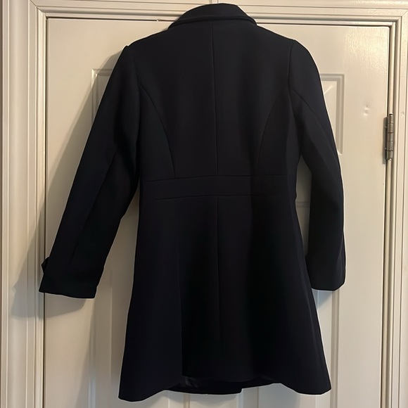 Allegra K Overcoat Single Breasted & Pockets - Picture 7 of 7